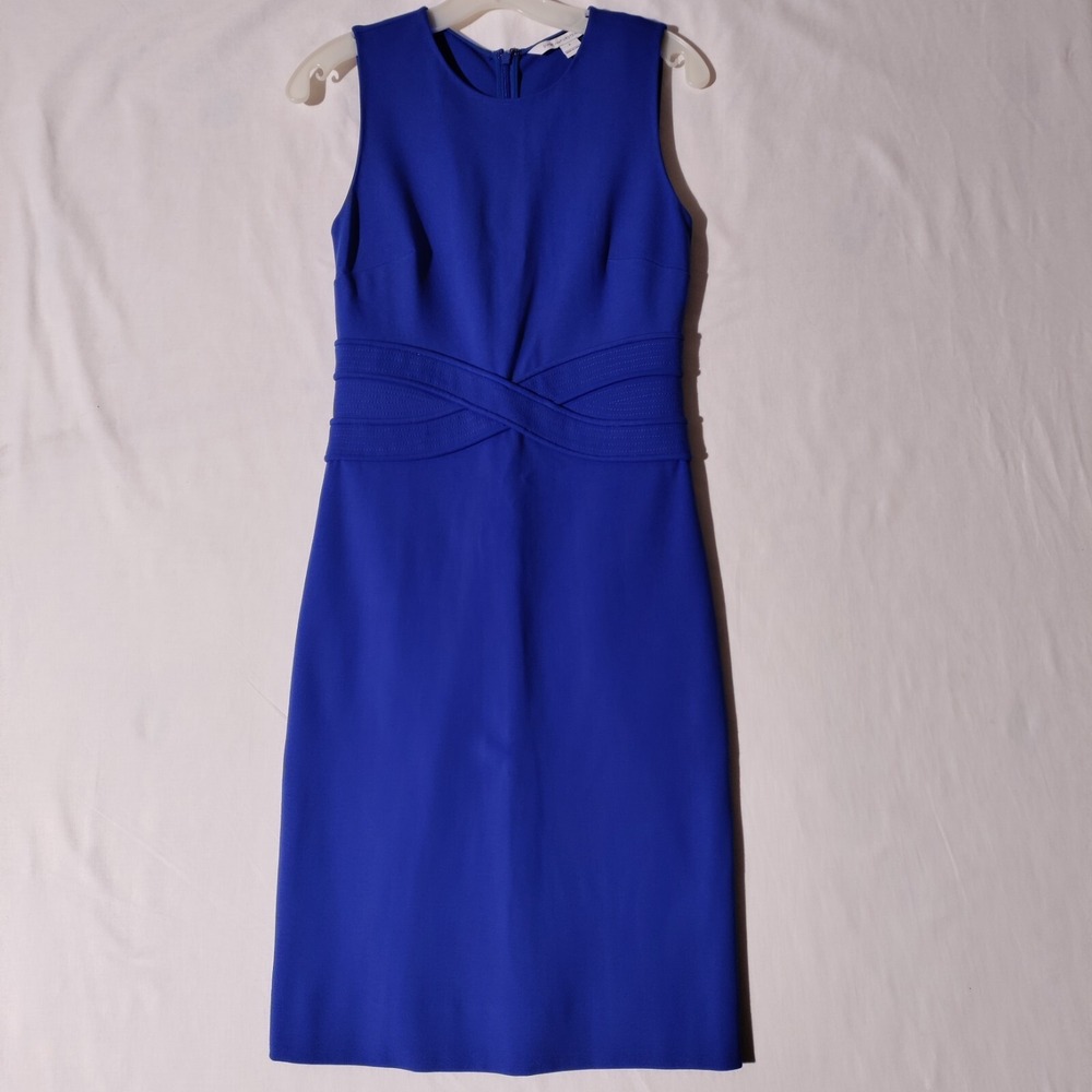 Diane Von Furstenberg Viscose Blend Sleeveles Sheath Dress 2